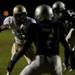 Chelsea senior tailback Berkley Edwards attempts to score a touchdown in the first half against Lincoln on Friday. Edwards had more than 200 rushing yards and four touchdowns. The Chelsea Bulldogs won 41-20. Daniel Brenner I AnnArbor.com